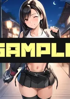 A4　ポスター　美少女　美女　FF ティファ　ファンアート