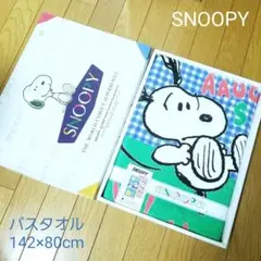 大阪西川★SNOOPY★スヌーピー★大判!バスタオル★142×80㎝★未使用美品