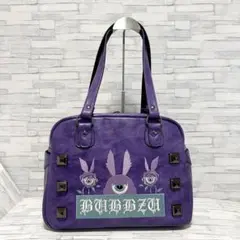 【訳あり】BuBBzu バブズ ボストンバッグ ウサギ パープル