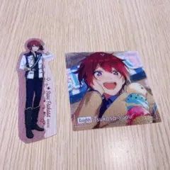 あんスタ ナイツ 朱桜司 ダイカットクリアシート スクエアクリアカード セット