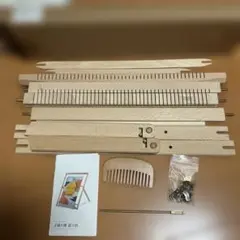 木製織り機セット