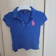 POLO RALPH LAUREN 青 ポロシャツ