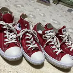 コンバース オールスター ハイレッド お揃い❤︎セット