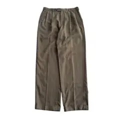 2タックスラックス ビンテージ ワイドパンツ 裾ダブル 90s 80s チノパン