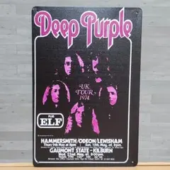 Deep Purple レトロ風 ブリキ看板 OK2154