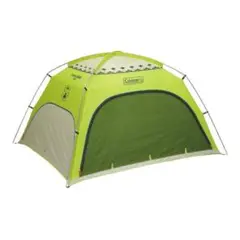 Coleman 高品質2〜3人様テントタープ グリーン×イエロー 少人数用