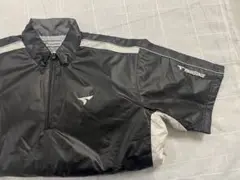未使用 ツアーステージ　中綿　ハーフジップ 半袖　ブラック　ゴルフウェア