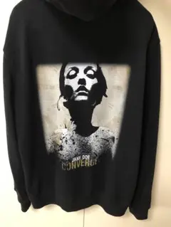 レア！CONVERGE グラフィックパーカー ブラック