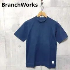 BranchWorks フレンチテリーハイネックストレッチラグランTシャツ M