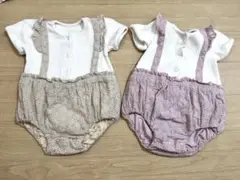 ロンパース 70size 80size レース mamaraku ベビー