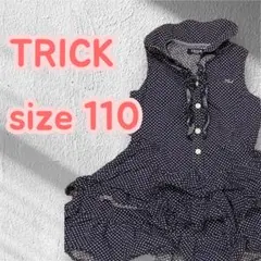 TRICK 水玉ノースリーブワンピース 110