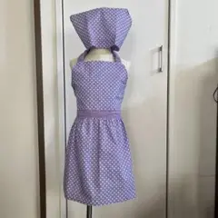 子供エプロン　三角巾セット　ハンドメイド