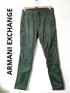 ARMANI EXCHANGE オリーブグリーン チノパン　28
