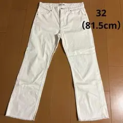 【即購入可】ユニクロJWA ストレートデニム フリンジ裾 32（81.5cm）