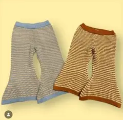 andpal フレアパンツ