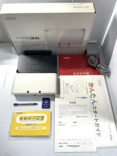【動作品】Nintendo 3DS 本体 アイスホワイト(箱説あり)
