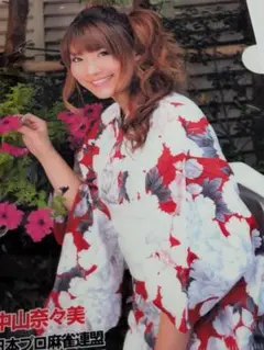 日本プロ麻雀連盟　中山　奈々美　和久津などクリアファイル5枚セット