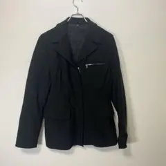 PRADA プラダ コート ジップ 大きめ XL 黒 ブラック
