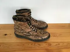 Dr.Martens 8ホールブーツ パイソン柄 蛇柄 ドクターマーチン