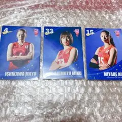 VNL2025 TBS販路限定特典 石川真佑 秋本美空 宮部藍梨