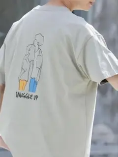 【美品】モノマート イラストプリント オーバーサイズTシャツ メンズ S