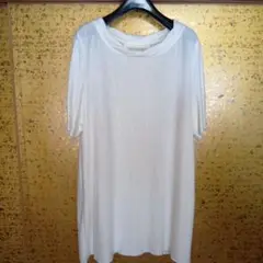 KENLAND　LINEN　ケンランドリネン　半袖プルオーバーチュニック　LL
