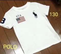 POLO Tシャツ　R. LAUREN 130サイズ