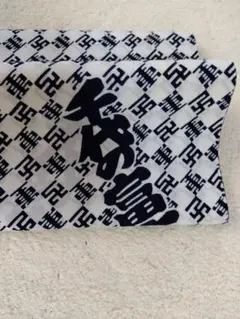超美品　相撲　反物　素材　 着物　綿　浴衣　反物　千代の富士　青　白　桜 しつけ付き 相撲 反物 素材 着物 綿 浴衣 反物 千代の富士 青 白 桜