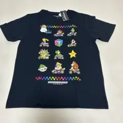 【未使用タグ付き】マリオカート　半袖Tシャツ　Lサイズ ネイビー　濃紺
