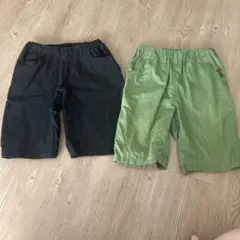 半ズボン　2枚セット　小学生　男の子　140 短パン 西松屋