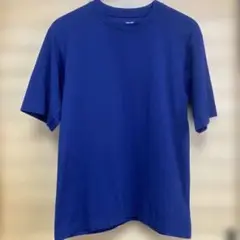 ユニクロU ドライEXクルーネックTシャツ S 青
