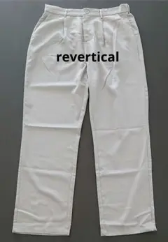 【リバーティカル/revertical】TR素材 無地テーパードパンツ XL♪