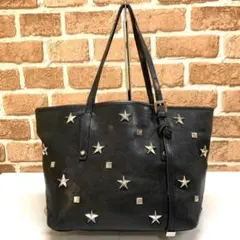 美品!JIMMY CHOO スタッズ トートバッグ 3932