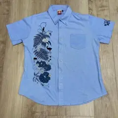 POLO YUSHI ぽろゆし　ポロシャツ生地　半袖シャツ　沖縄