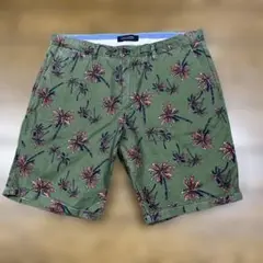 値下！SCOTCH & SODA パームツリー柄ショートパンツ　W33
