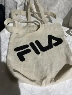 FILA キャンバス ショルダートートバッグ エコバッグ 2way