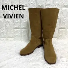 MICHEL VIVIEN ミッシェルヴィヴィアン スェードブーツ キャメル