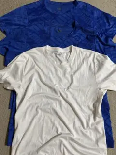 青と白のTシャツ3枚セット