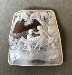 カメオ ルース 316 仲良しの風景【サインあり】風景ー19 中古