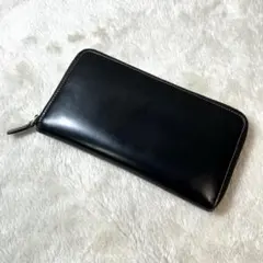 ソメスサドル　長財布　ラウンドジップ　ブラック