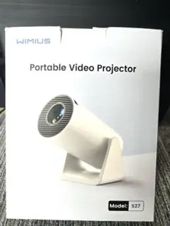【新品未開封】WIMIUS ポータブルビデオプロジェクター S27Pro 本体 WIMIUS ポータブルプロジェクター S27 本体 - メルカリ