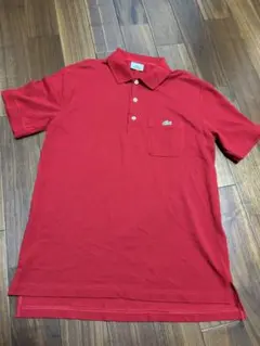 LACOSTE レッド ポロシャツ 半袖　サイズ4