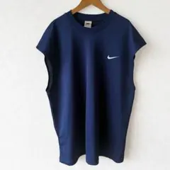 NIKE ワイド ノースリーブ Tシャツ ブランク 刺繍 L