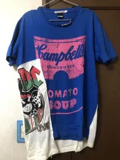 キャンベルスープ×ACDCキャラクター Tシャツ