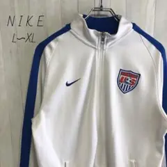 ナイキ☆スウッシュ刺繍ロゴ ジャージ トラックジャケット NIKE USA