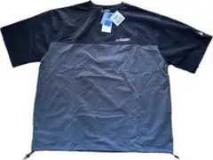 GERRY M ブラック×チャコールグレー 半袖Tシャツ