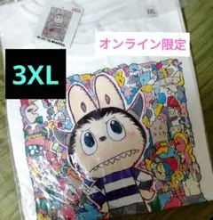 即購入⭕️3XL　ラブブ　ユニクロ　Tシャツ 　POPMART　半袖　限定　白