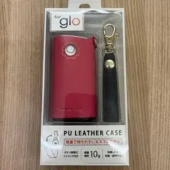 for glo pu leather case 電子タバコ ホットピンク ②
