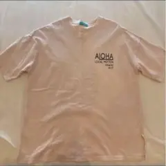 LOCAL MOTION Aloha Tシャツ ピンク