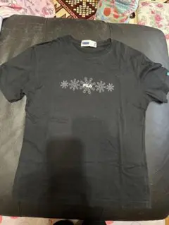 FILA フィラ ブラック Tシャツ Lサイズ スノーフレーク
